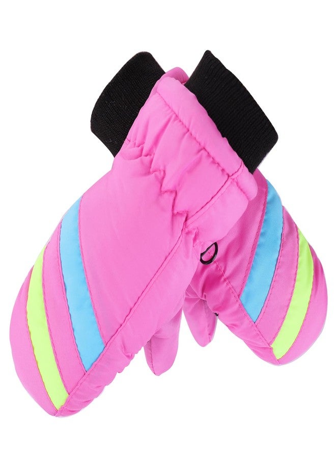 CaySep Winter Ski-Gloves for Boys Girls Water-Resistant Warm Snow Gloves for Outddor Activities（Kids 2-5 Years） - Image 2